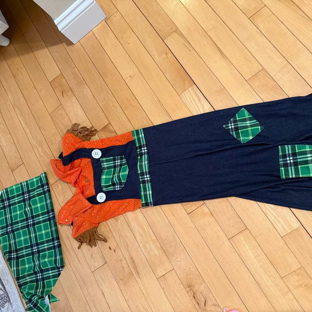 Wish Orange Sparkle Dress scarecrow